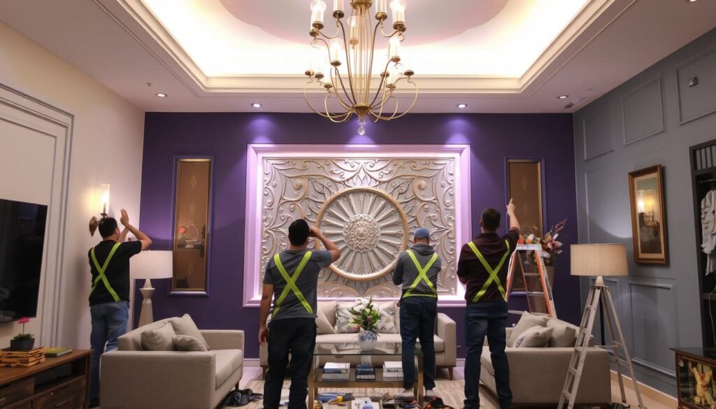 تجديد ديكور داخلي لمنزل عصري في الكويت