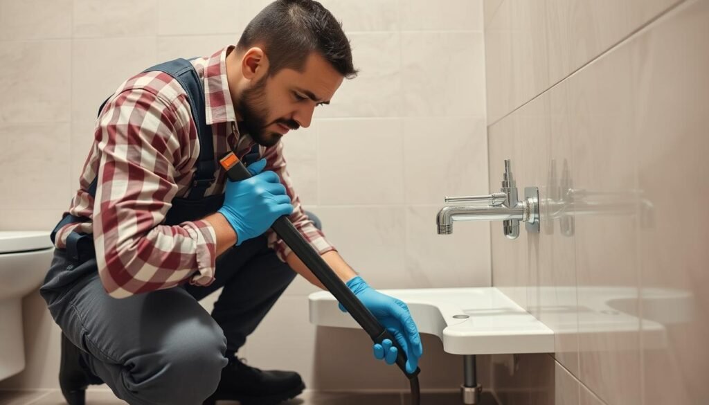 تسليك مجاري الحمامات في الكويت بواسطة فني متخصص