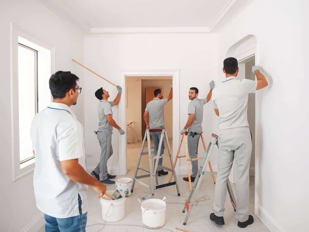 فريق عمل صباغ الكويت يعمل بتنظيم وكفاءة