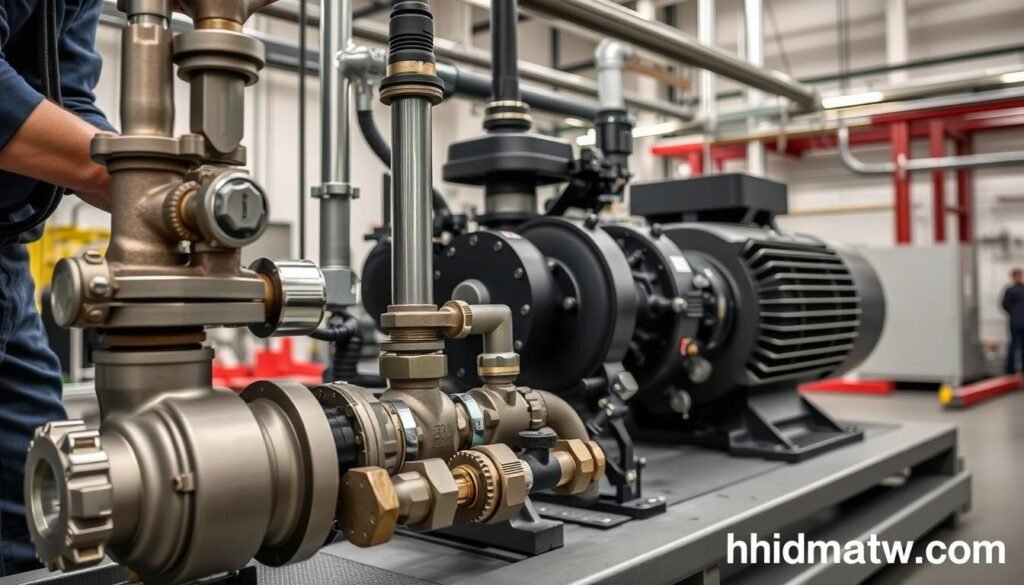 تركيب مضخات المياه