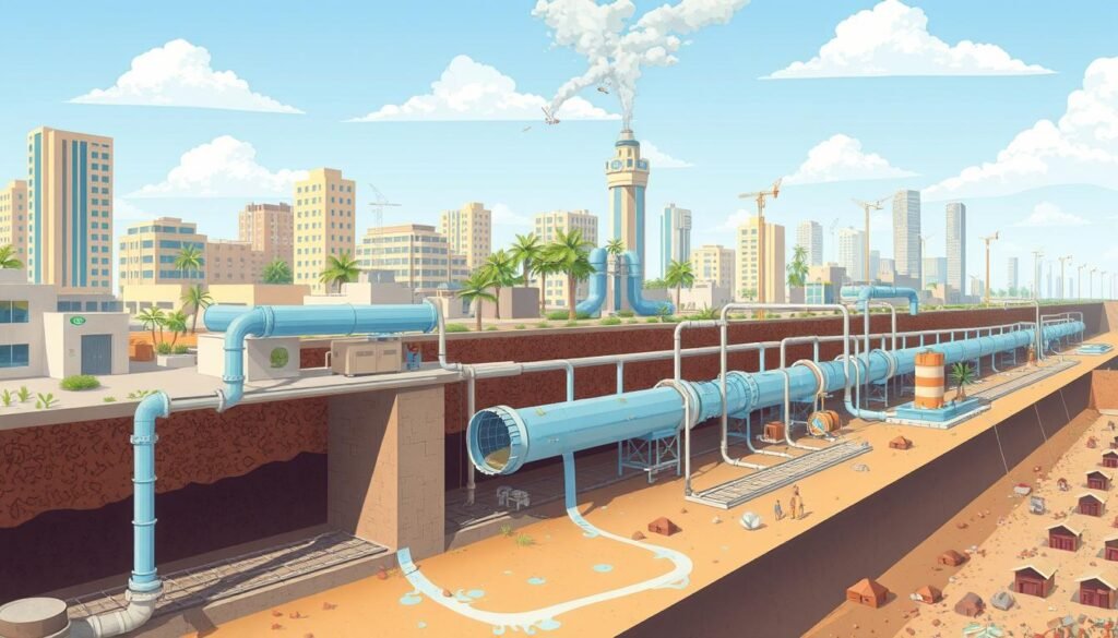 خدمات الصرف الصحي في الكويت