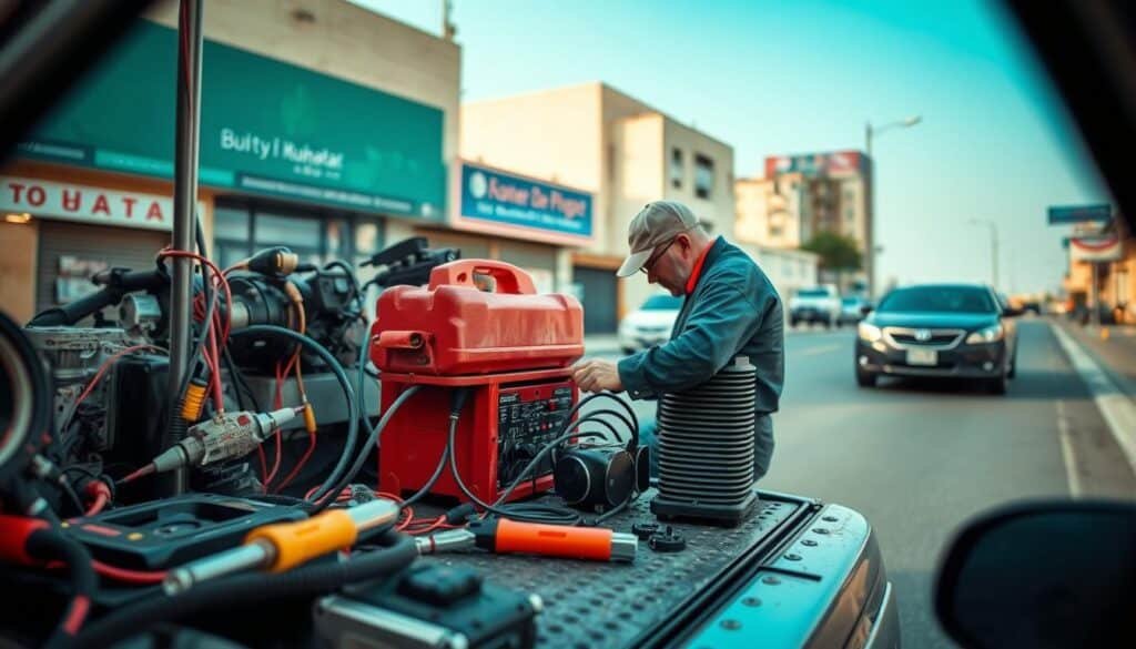 كهربائي سيارات متنقل الكويت