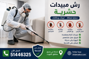 رش مبيدات حشرية