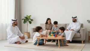 عائلة سعيدة في منزل نظيف خالي من الحشرات في الكويت