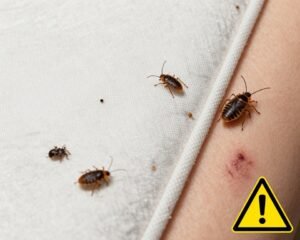 علامات وجود بق الفراش في المنزل