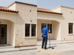 مقارنة بين منزل مصاب بالحشرات ومنزل تمت معالجته بواسطة شركة مكافحة حشرات